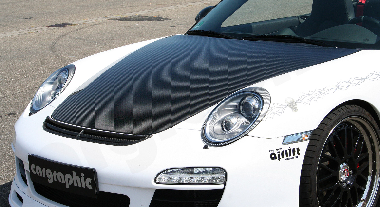 Cargraphic Carbon front food for Porsche | Y-squared ― ワイ